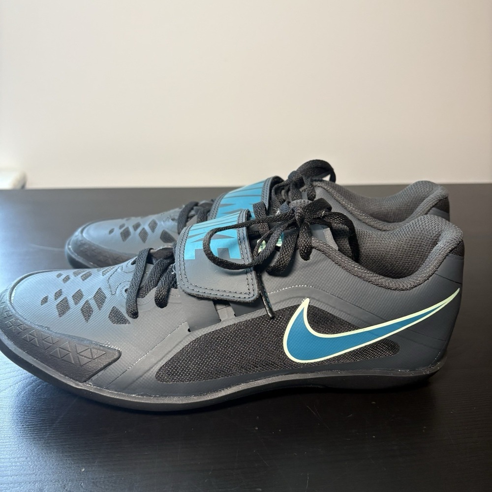 Nike Zoom Rival SD 2 Black Green Throwing Shoes Mens Size 6.5 FZ9665-001
